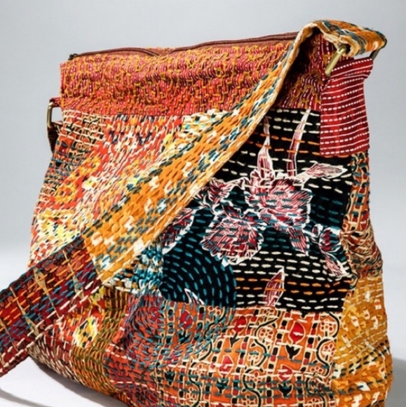 Festival Boho Chic Patchwork Tote - Picture 4 of 4